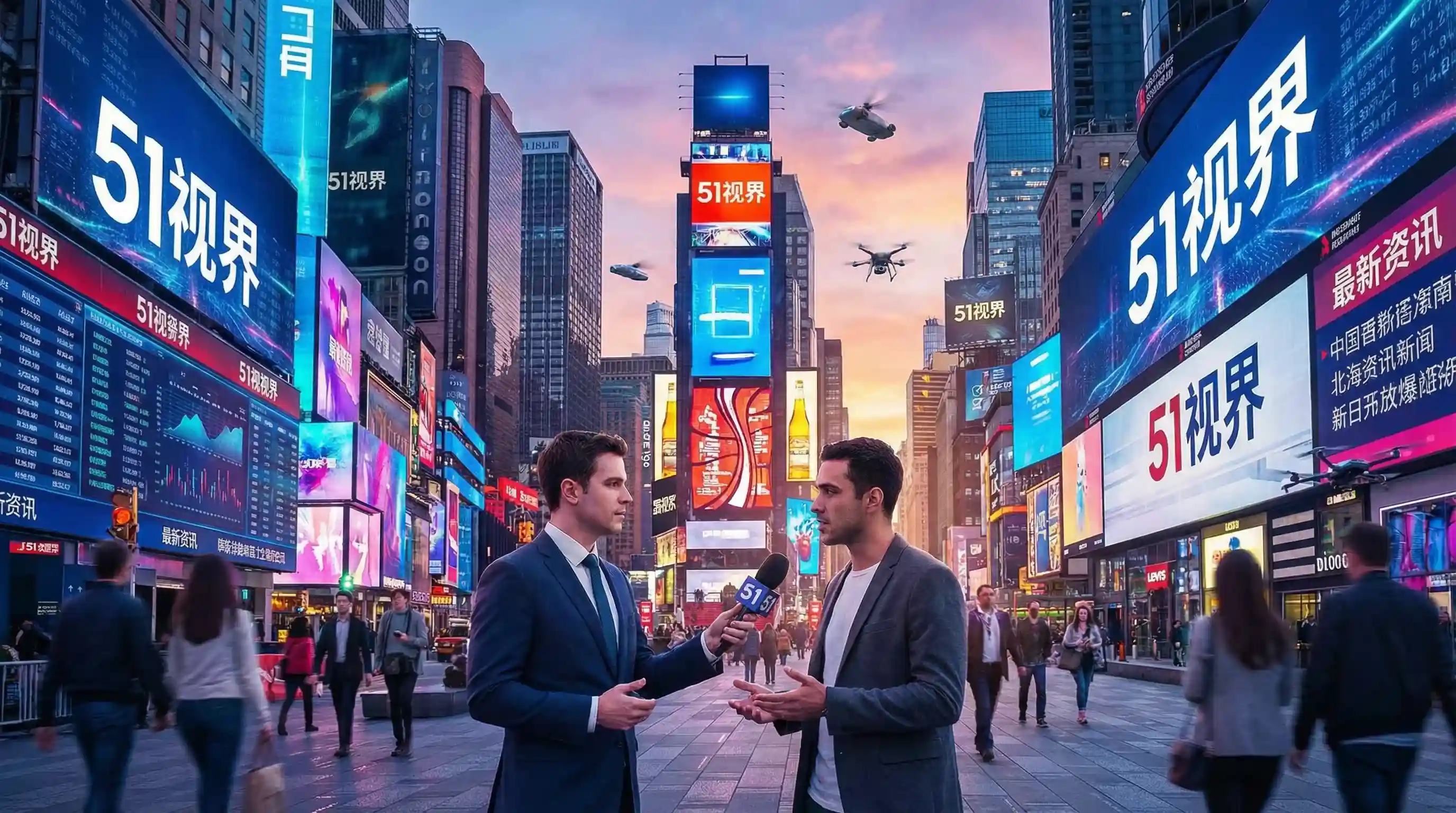 城市街头采访现场 - 51黑料 民生报道